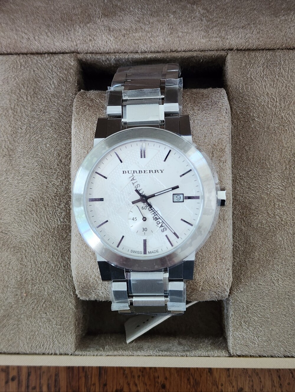 $595 Brand New Burberry "The City" Men Watch  BU9900